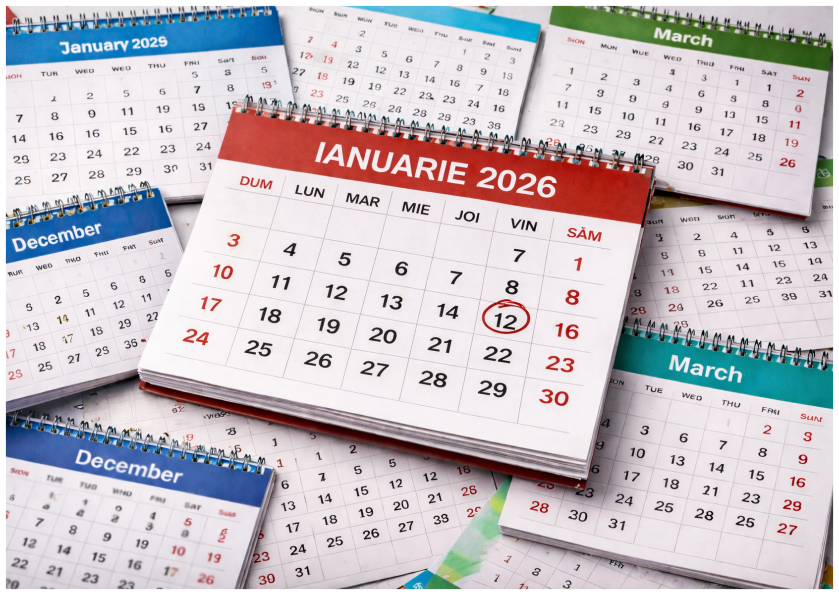 Calendar Birou Personalizat